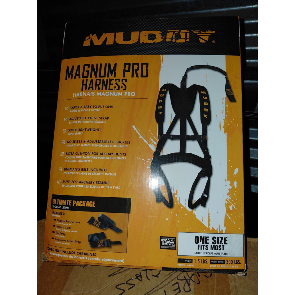 Muddy Brand Magnum Pro Tree Stand Safety Harness for Hunting and Climbing NIB